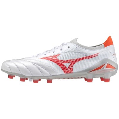 Zapatos De Fútbol Mizuno Morelia Neo IV β Elite Mujer Blancos / Rojos / Coral - Chile M270MPNICT